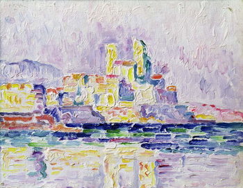 Billede på lærred Antibes (study), 1918-19