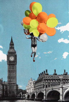Billede på lærred Balloons, 2017,