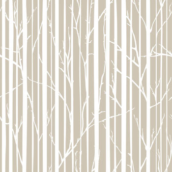 Billede på lærred Branches of trees intertwine. Seamless pattern