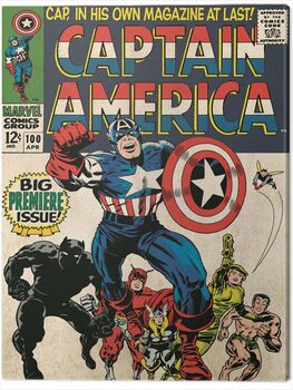 Billede på lærred Captain America - Premier