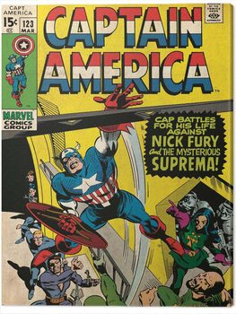Billede på lærred Captain America - Superman