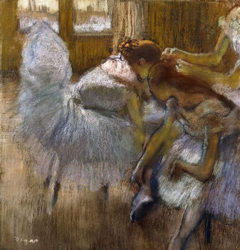 Billede på lærred Dancers at Rest, c.1885