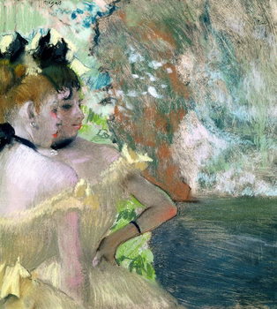 Billede på lærred Dancers in the Wings