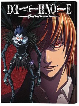 Billede på lærred Death Note - Light and Ryuk
