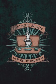 Billede på lærred Fantastiske skabninger - Magic case