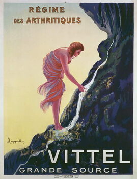 Billede på lærred Advertisement for Vittel Grande Source, 1911