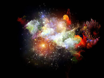 Billede på lærred Lights of Design Nebulae