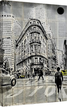 Loui Jover - Midtown Walk Billede på lærred