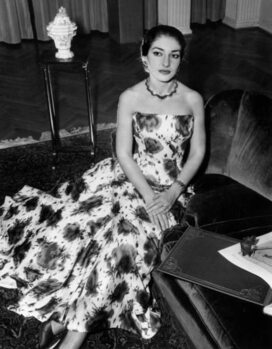 Billede på lærred Maria Callas