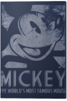 Billede på lærred Mickey Mouse - Most Famous Mouse