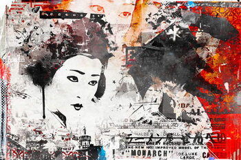 Billede på lærred Modern Geisha, 2014