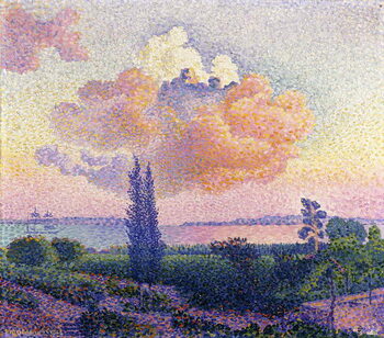 Billede på lærred Pink Clouds, c.1896