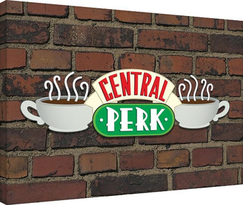 Přátelé - Central Perk Brick Billede på lærred