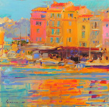 Billede på lærred Saint-Tropez Reflections