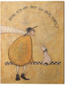 Billede på lærred Sam Toft - How Dis We Get So Old, Doris?