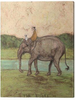 Billede på lærred Sam Toft - Two Riders