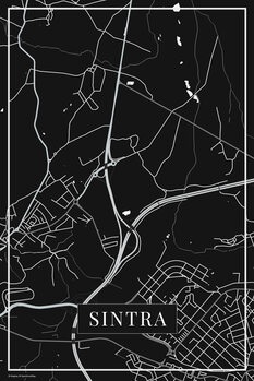 Billede på lærred Sintra black