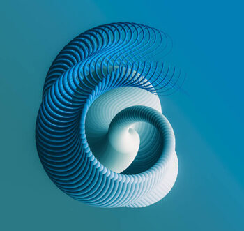 Billede på lærred Spirals
