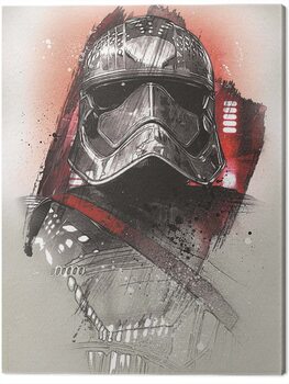 Billede på lærred Star Wars The Last Jedi - Captain Phasma Brushstroke