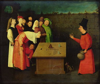 Billede på lærred The Conjuror (oil on panel)