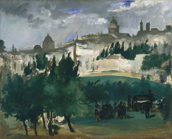 Billede på lærred The Funeral, c.1867