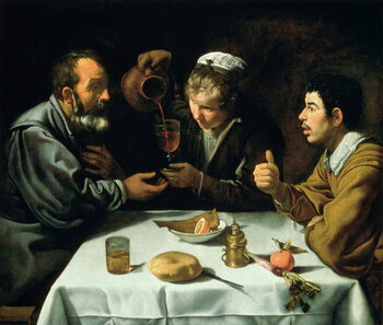 Billede på lærred The Lunch, 1620
