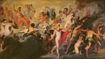 Billede på lærred The Medici Cycle: Council of the Gods for the Spanish Marriage