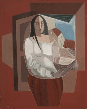 Billede på lærred The Reader; La liseuse, 1926