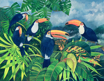 Billede på lærred Toucan Talk  1999