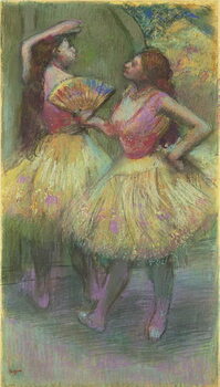 Billede på lærred Two Dancers Before Going on Stage