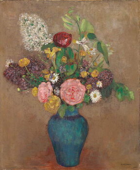 Billede på lærred Vase with Flowers