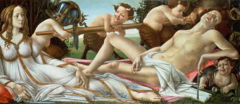 Billede på lærred Venus and Mars, c.1485