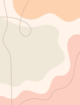Billede på lærred Vertical design template with abstract shapes