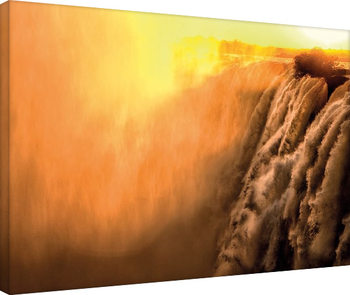 Mario Moreno - Steamy Falls Billede på lærred