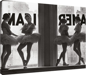 Time Life - Ballet Dancers in Window Billede på lærred