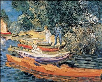 Reproducción de arte Bank of the Oise at Auvers, 1890
