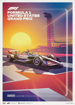 Reproducción de arte Formula 1 - Formula 1 United States Grand Prix - 2023