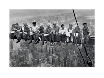 Reproducción de arte  Lunch on a skyscraper