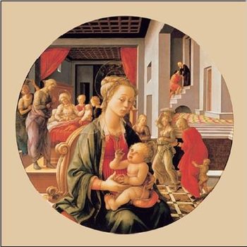 Lámina Madonna and Child with Stories from the Life of St. Anne, 1452