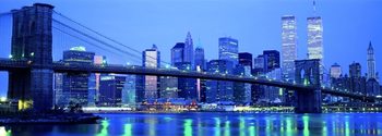 Reproducción de arte Richard Berenholtz - Brooklyn bridge To Downtown Mangattan