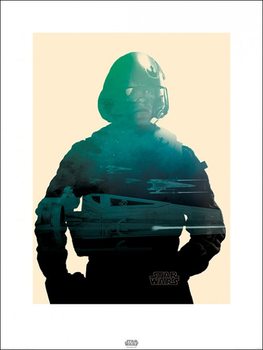 Reproducción de arte Star Wars Episode VII: The Force Awakens - Poe Tri