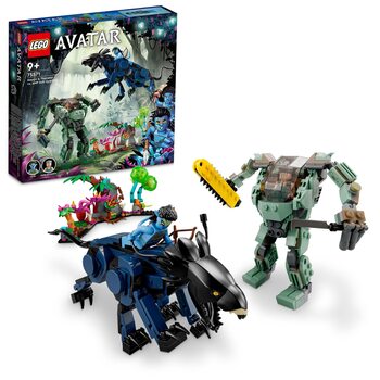 Građevinski set Lego Avatar - Neytiri and thanator vs. Quaritch