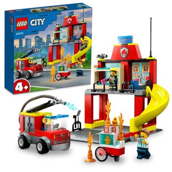 Stavebnice Lego City - Hasičská stanice a auto hasičů