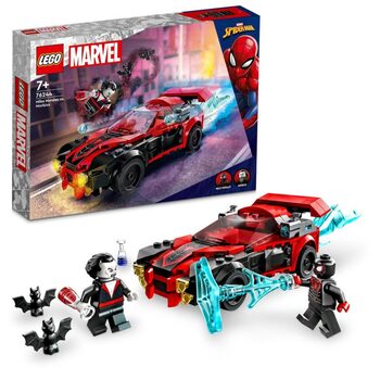 Građevinski set Lego - Marvel - Miles Morales vs Morbius