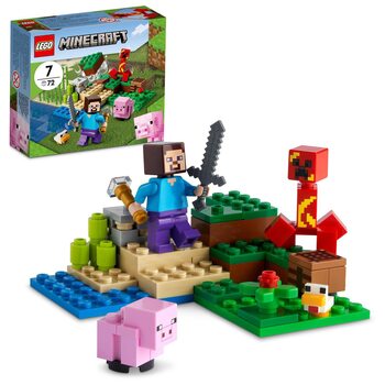 Комплект конструктор Lego Minecraft - Attack of Creeper