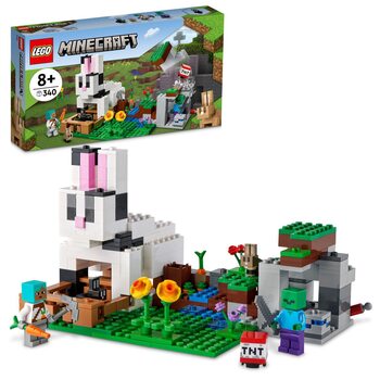 Set de construcții Lego Minecraft - Rabbit's farm
