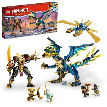 Комплект конструктор Lego Ninjago - Elemental Dragon vs. Empress's Robot