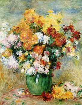 Leinwand Poster Bouquet of Chrysanthemums, c.1884