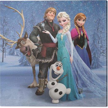 Leinwand Poster Frozen - Group