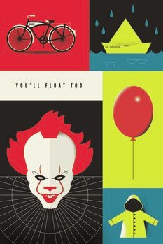 Leinwand Poster IT - You'll float too